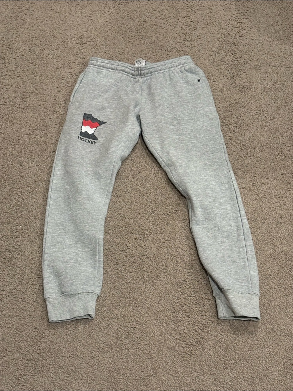 Kids Gray Graphic Sweatpants